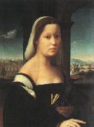 BUGIARDINI, Giuliano Portrait of a Woman, called The Nun oil painting reproduction